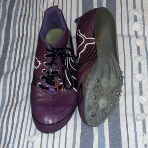 Purple puma , running spikes